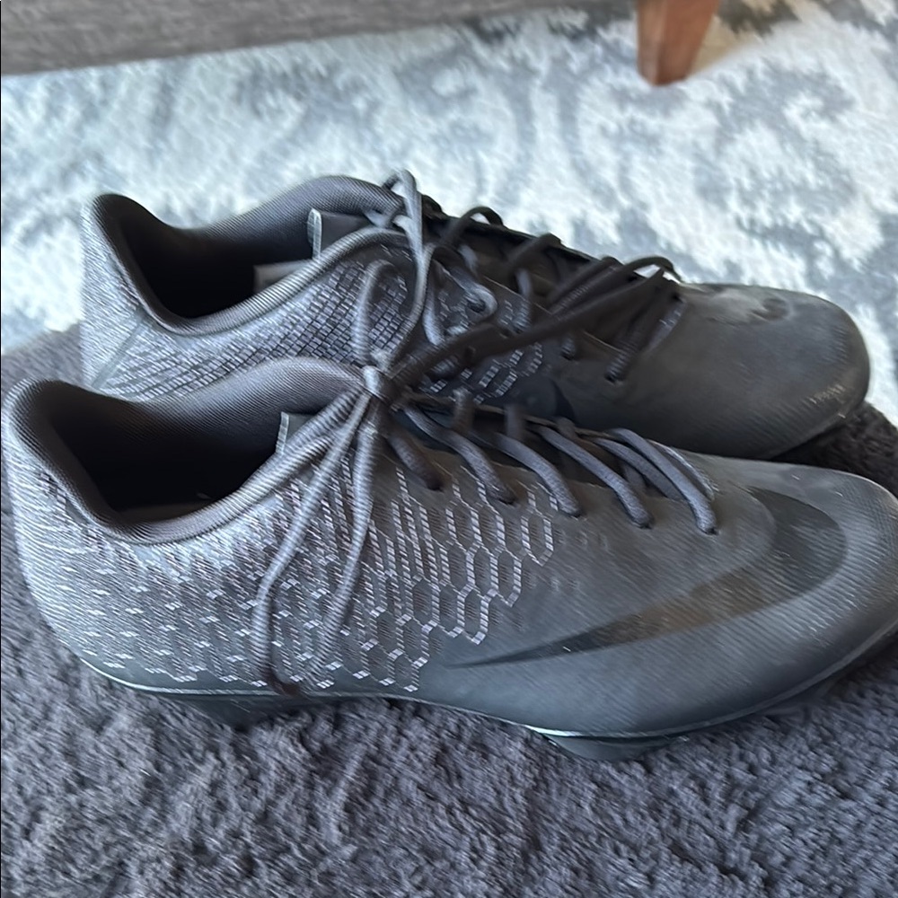 Iowa Hawkeye Nike Team Issues Black Metal Spiked Baseball Cleats